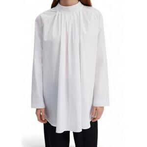 Trendyol x Kevser Sarioglu tunic white 100% cotton loose fit size 44